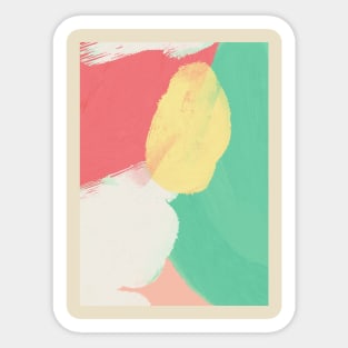 Abstract Art illustration painting Sticker